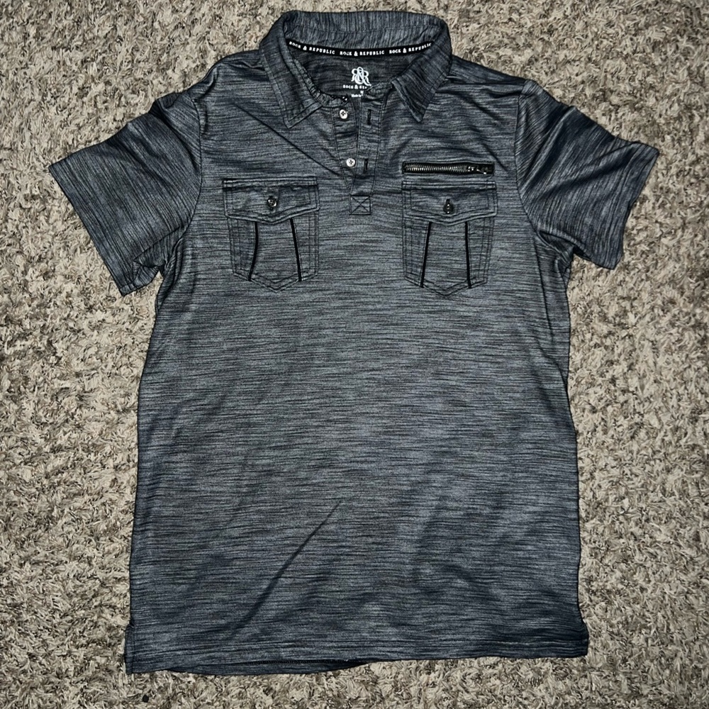 Authentic Like NEW Rock & Republic Polo Shirt - Men’s Medium